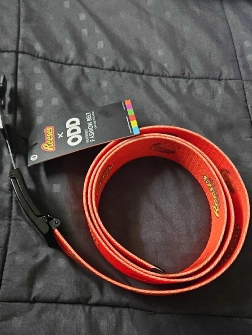 Black Reversible Fashion Belt - Men's Accessory